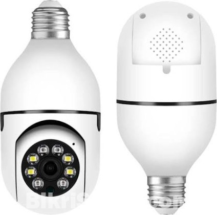 Dual lense ip bulb camera